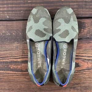 Camo Rothy shoes size 7